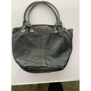 Tignanello Black Leather Shoulder Bag